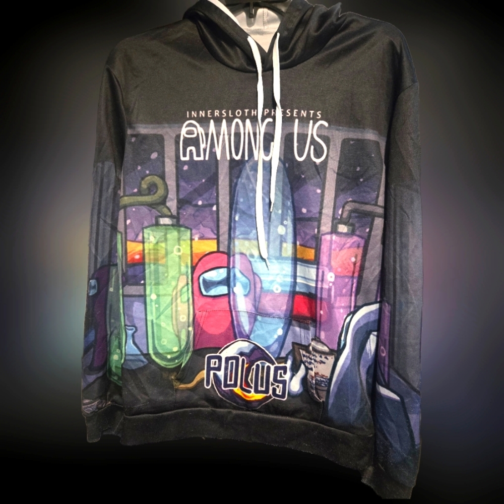 Among Us hoodie young man Size M.